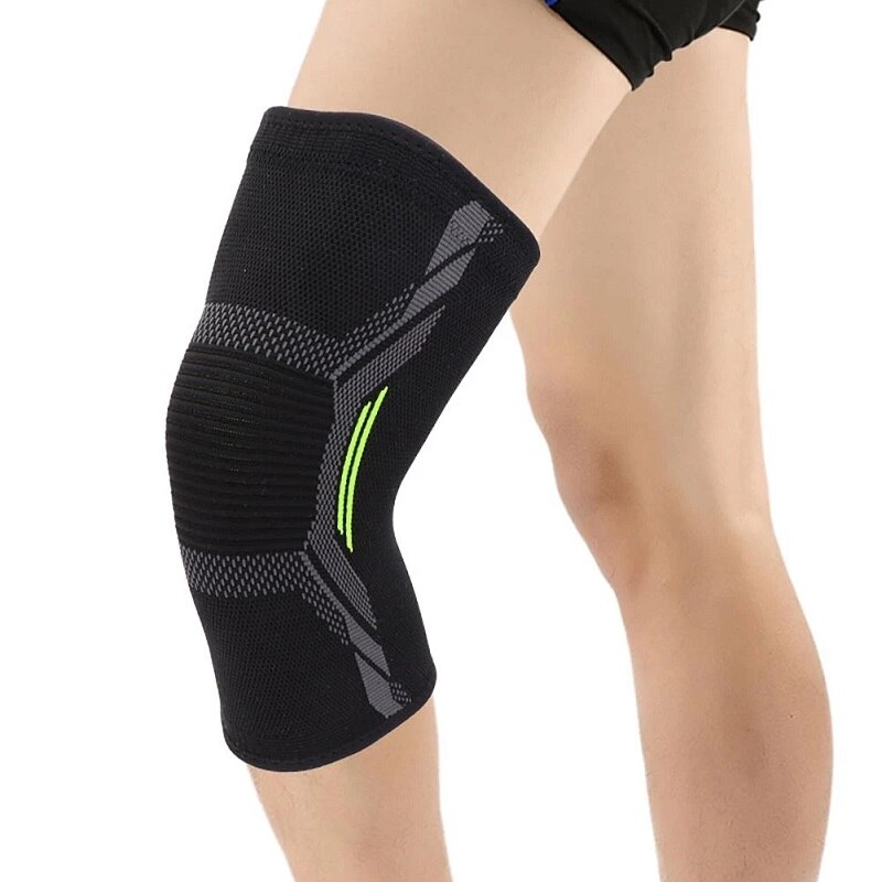 Running Gear Knee - Rodillera individual de nailon tejido para