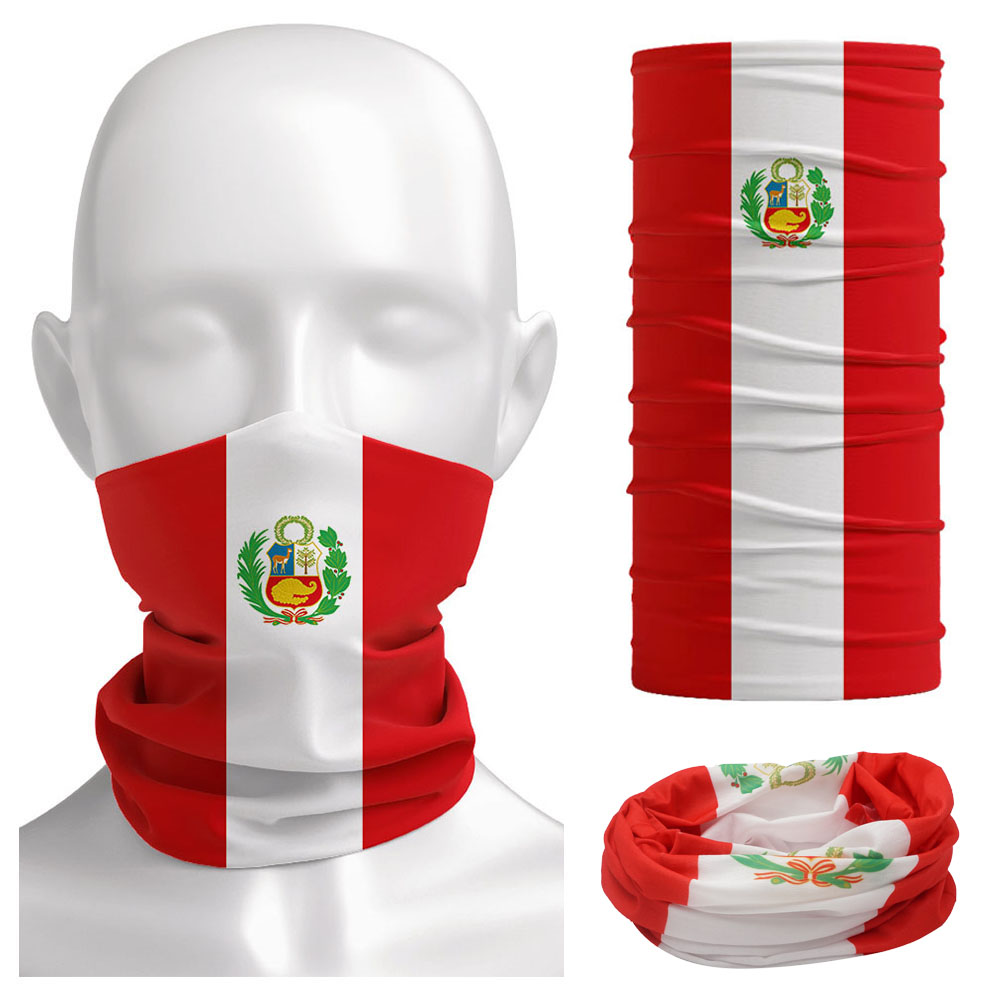 Running Gear Autumn - Pañuelo con Diseño de Bandera Peruana,