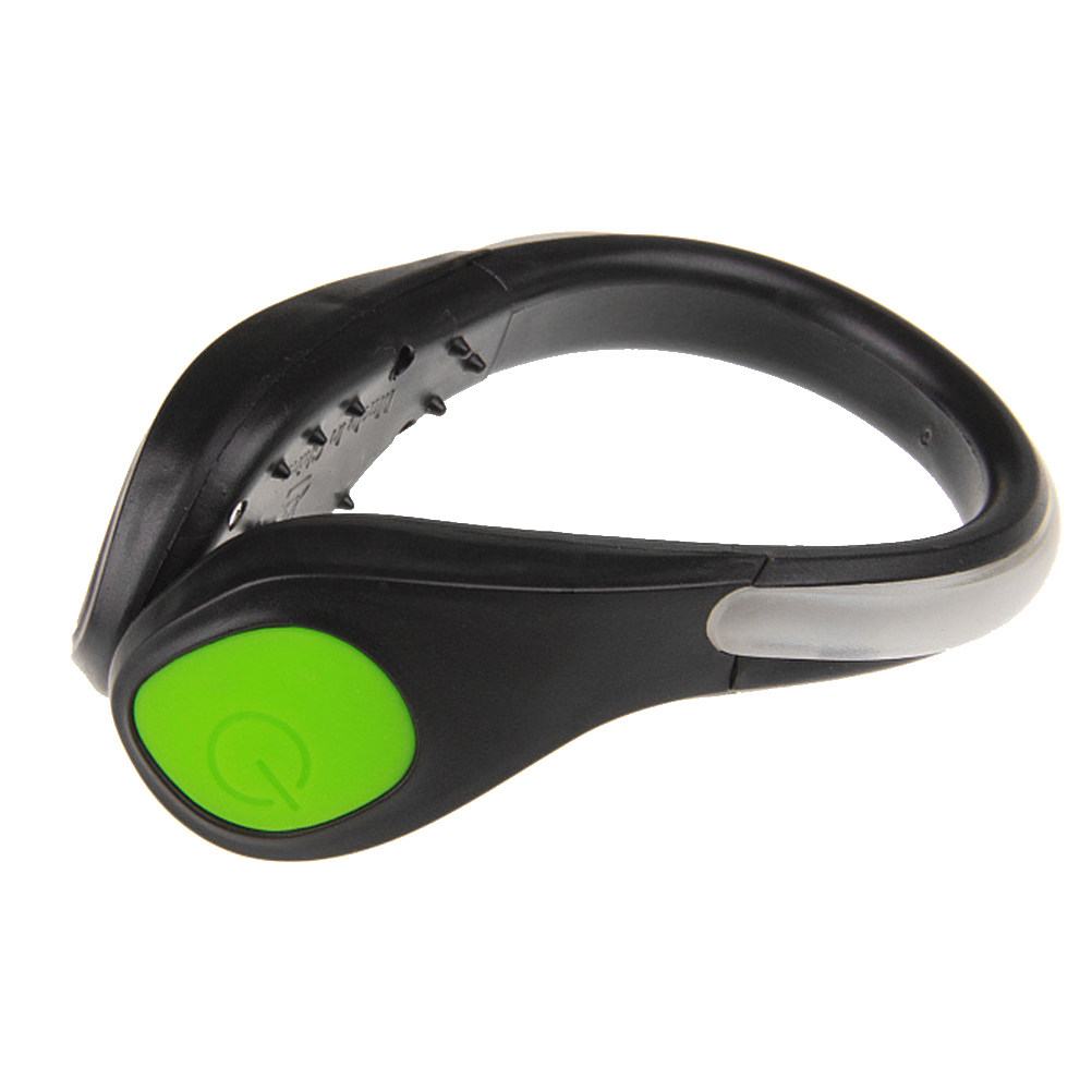 Running Gear Green - Clip LED para Zapatos, Color Verde