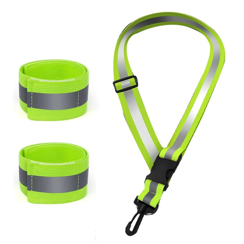 A04G-Bandana reflectante para  - Running Gear Green reseña y precio