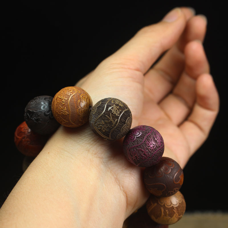 Pulsera budista de sándalo est - Running Gear In A Car reseña y precio