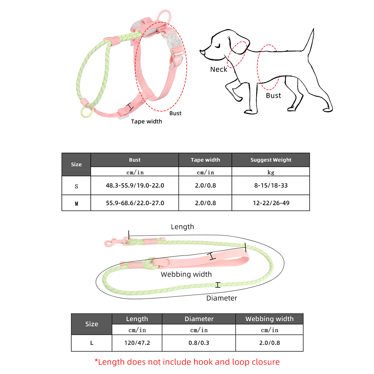 Arnés para perros pequeños y m - Running Gear Dog reseña y precio