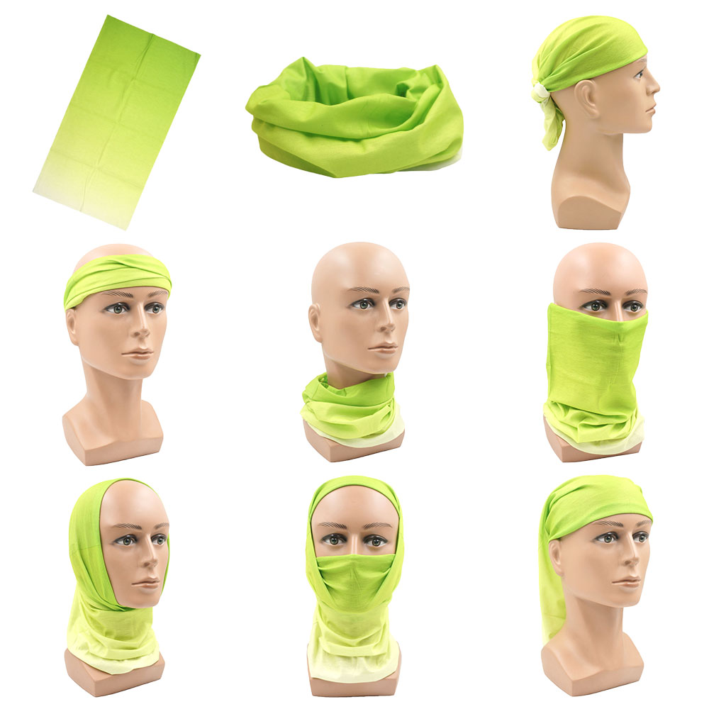 Pañuelos de cara verde para ho - Running Gear Green reseña y precio