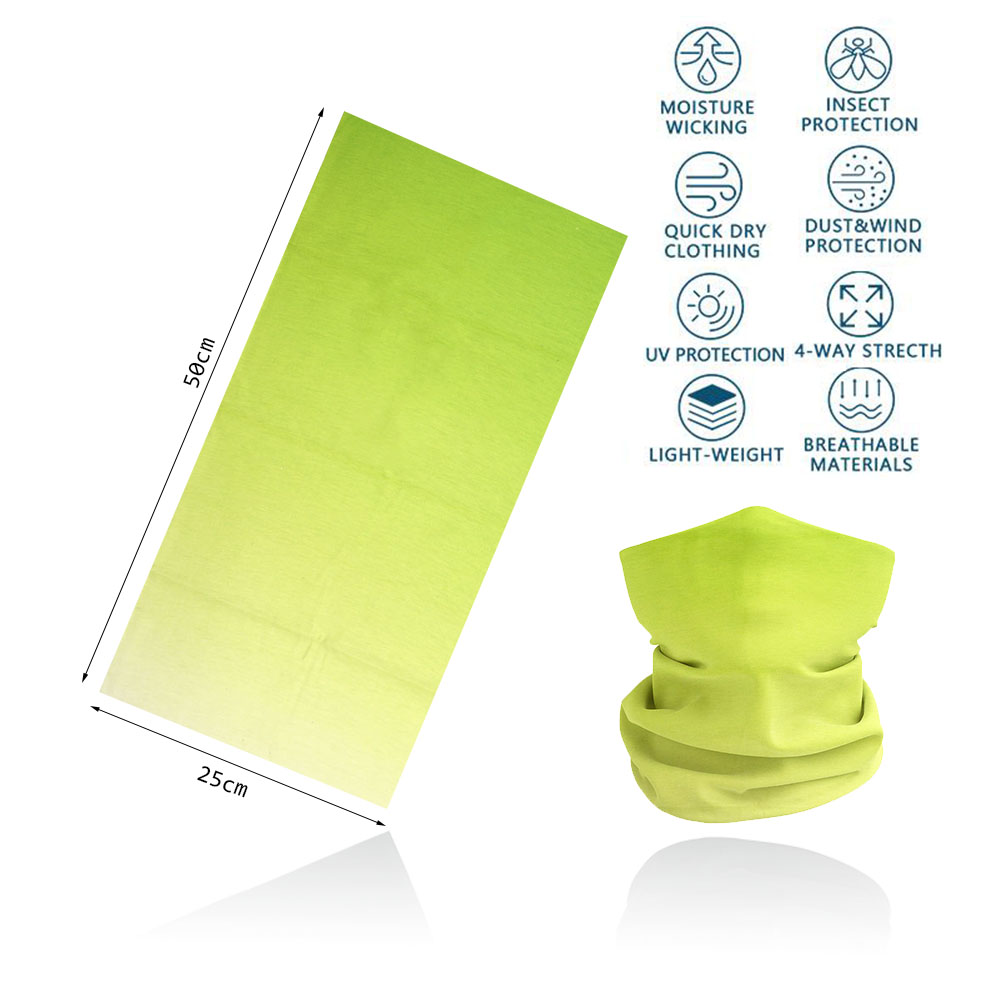 Pañuelos de cara verde para ho - Running Gear Green reseña y precio