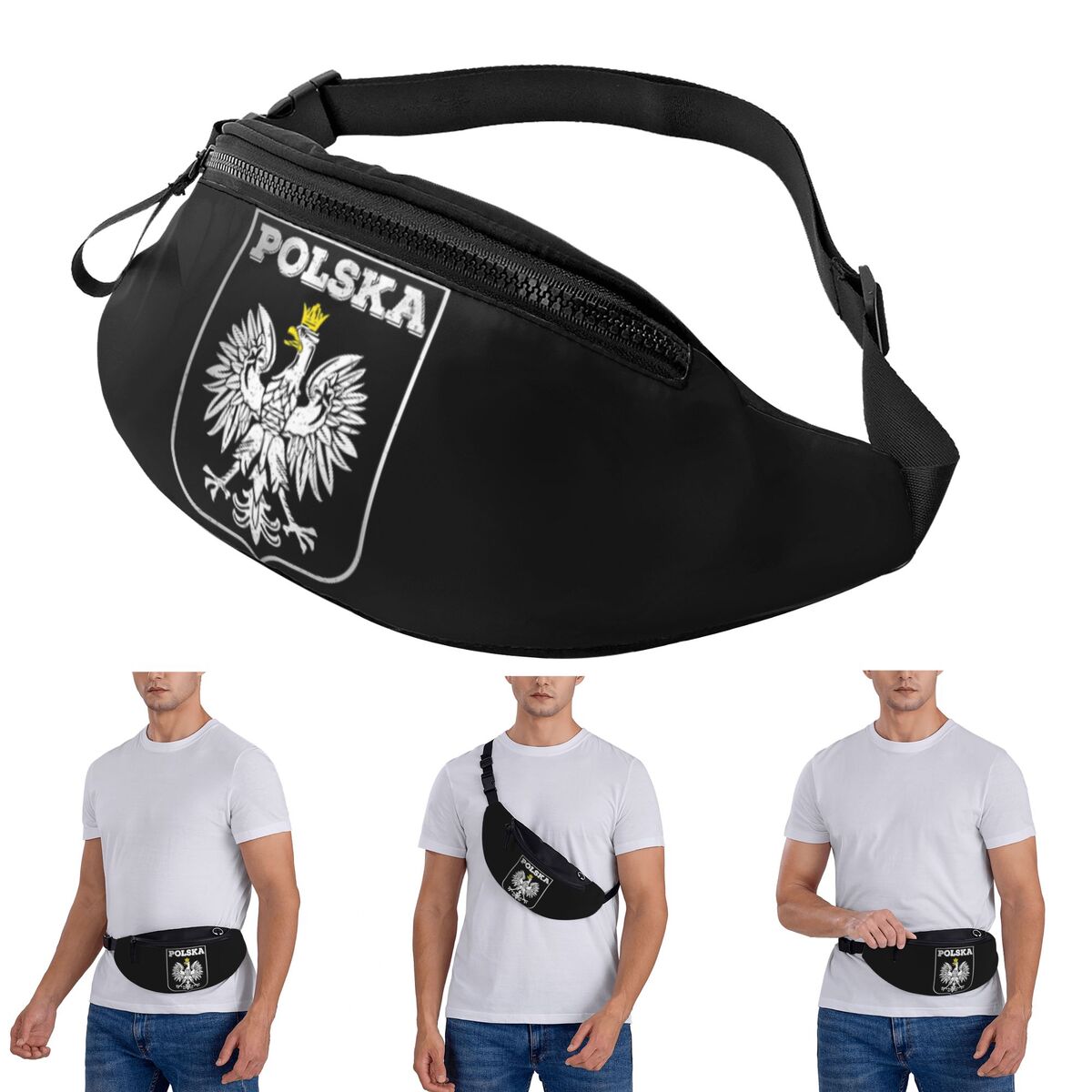 Riñonera cruzada con logotipo  - Running Gear Bag For Men reseña y precio