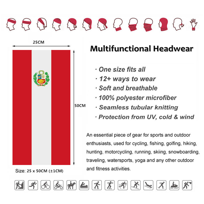 Pañuelo con Diseño de Bandera  - Running Gear Autumn reseña y precio
