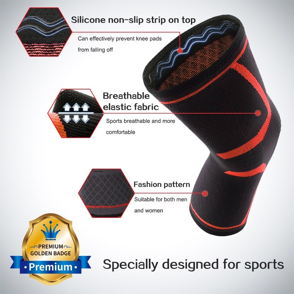 WOSWEIR-rodilleras elásticas d - Running Gear Knee reseña y precio